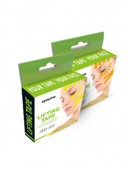 Тейп для лица 1см*5м оранжевый Ayoume Kinesiology tape roll