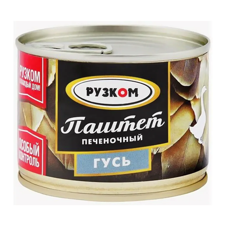 Паштет печеночный гусь Рузком 180 гр