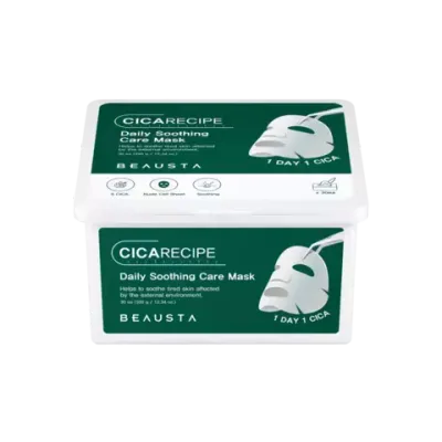 Маски для интенсивного увлажнения Beausta Cicarecipe Daily Soothing Care Mask 30 шт.