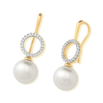 Серьги Possebon White Pearl A0977.1 G