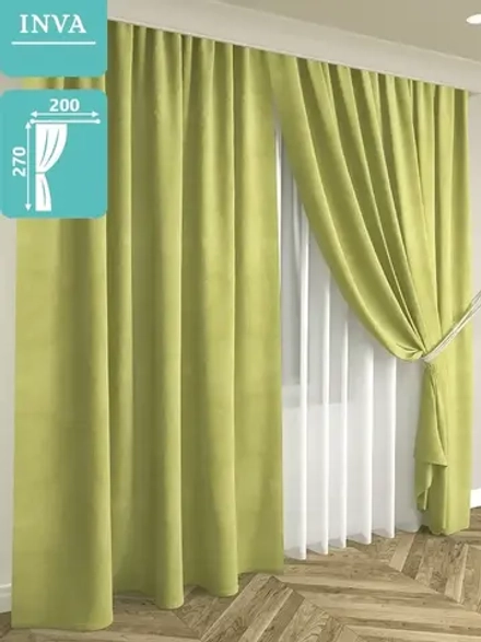 Шторы канвас 200х270 в гостиную спальню детскую