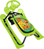 Снегокат «Три кота» черный каркас (арт. СНК/ТК)