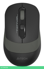 Мышь A4 Fstyler FG10S черный/серый