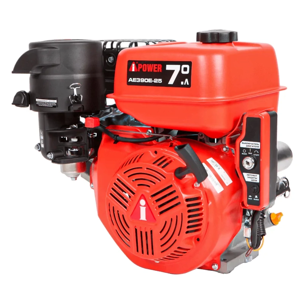 A-iPower AE390E-25 двигатель бензиновый 70160