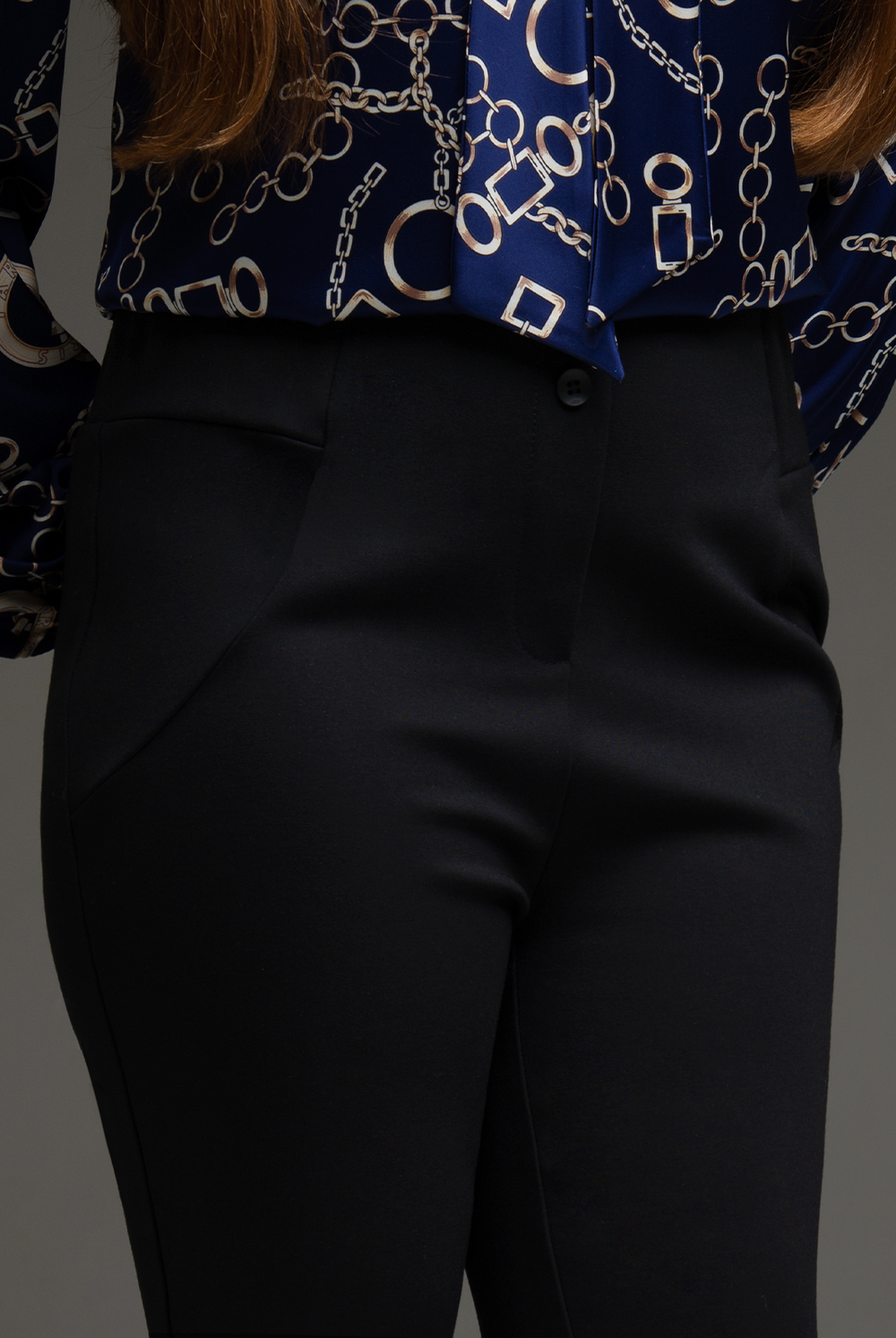 Брюки женские 2458оп, черный #234Ча022458оп