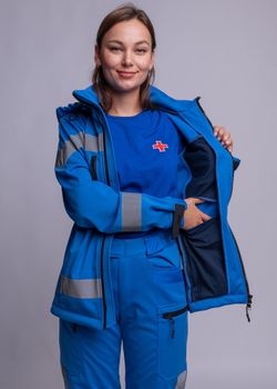 Куртка демисезонная женская Скорая помощь MedicLine SOFTSHELL