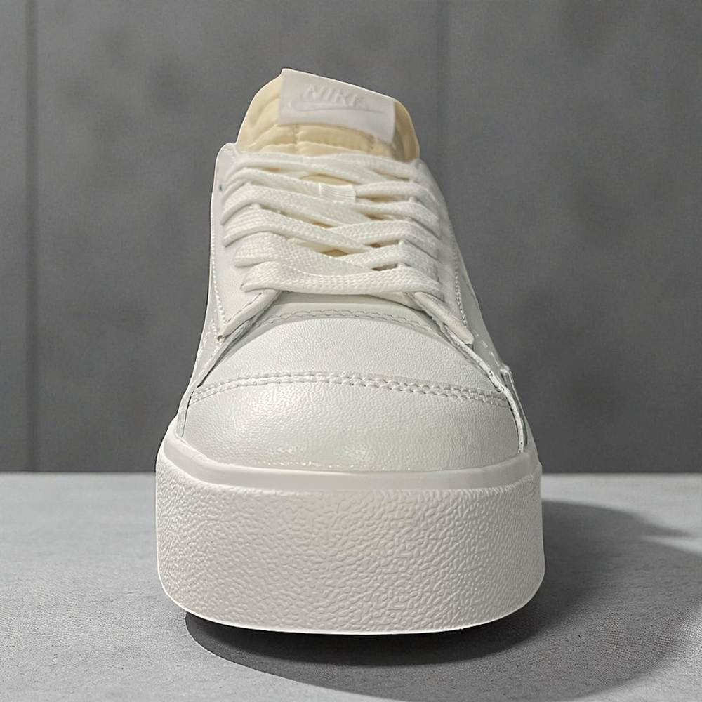 Nike Blazer Low Platform • Triple White