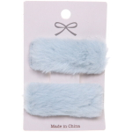 Зажимы для волос 2шт «New collection - Fiona», микс 6 цветов, 6*2,см