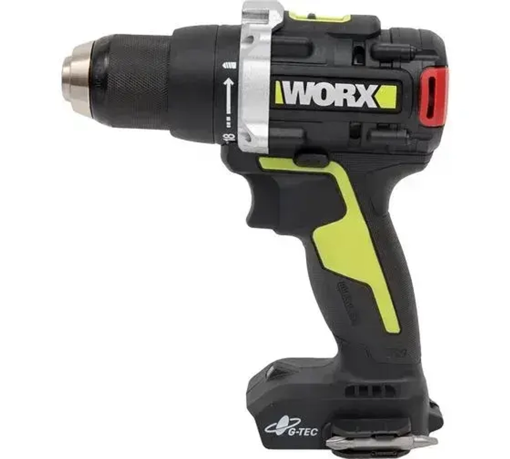 Дрель-шуруповерт, 50 мм, 20 В, 2000 об/мин, патрон - быстрозажимной, разноцветный