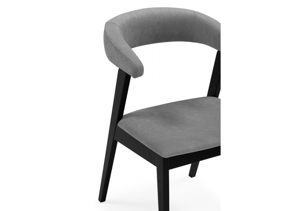 Стул деревянный Woodville Токио 2 ткань 234, черное дерево