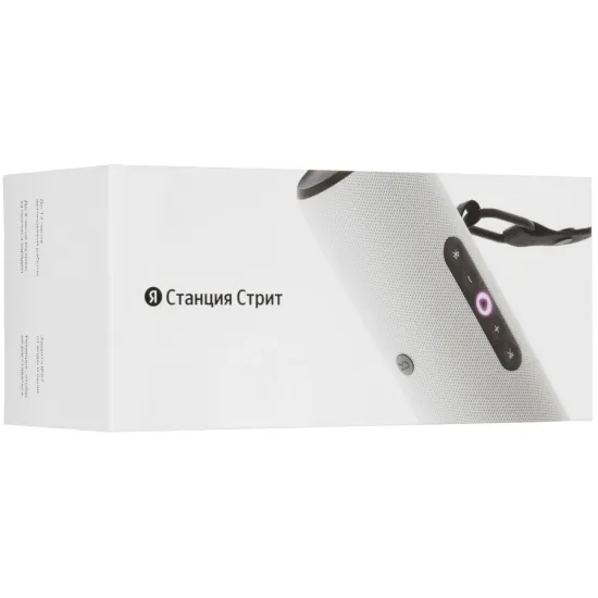 Умная портативная колонка Яндекс Станция Стрит с Алисой, серый