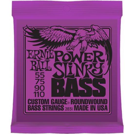 Струны для бас-гитары 55-110 ERNIE BALL 2831 Nickel Wound Slinky Power