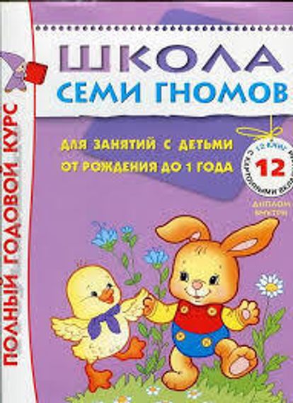 Полный годовой курс. Для занятий с детьми от рождения до 1 года (комплект из 12 книг)