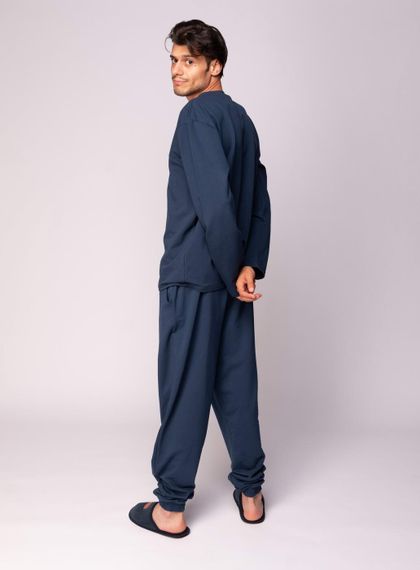 Дамиан (синяя) XL Пижама Мужская