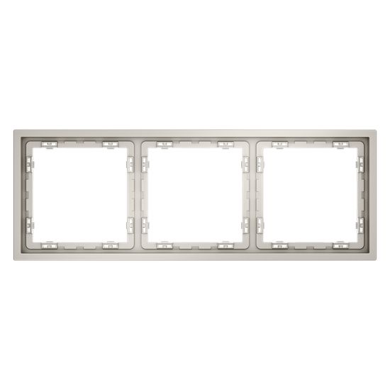 Рамка пластиковая VOLTUM S70 на 3 поста, (кашемир)
