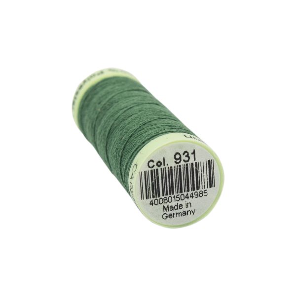 Нитки отделочные Gutermann Top Stitch 30 (30 метров), 5 кат. | 931 зеленый мох