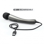 Вибратор Dorcel MEGAWAND SILVER, 20 режимов