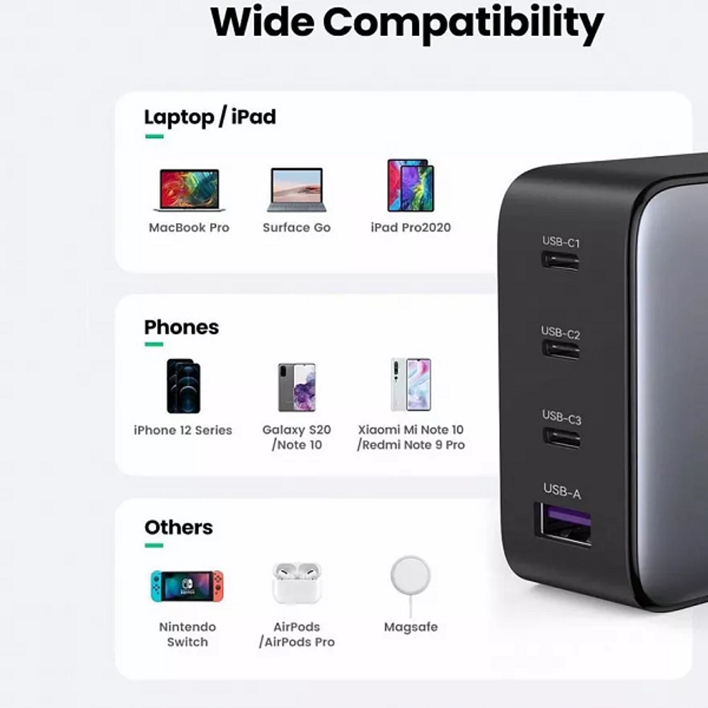 Зарядное устройство сетевое UGREEN CD226