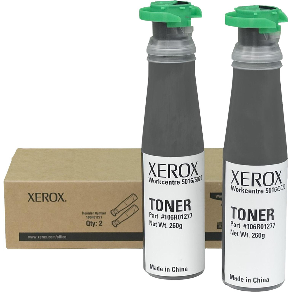 Тонер-картридж Xerox 106R01277 чер. для WC5016/5020B  (2шт/уп)