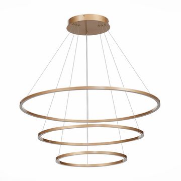 ST605.203.114 Cветильник подвесной SMART ST-Luce Золотистый/Белый LED 1*114W 2800-6500K AURA