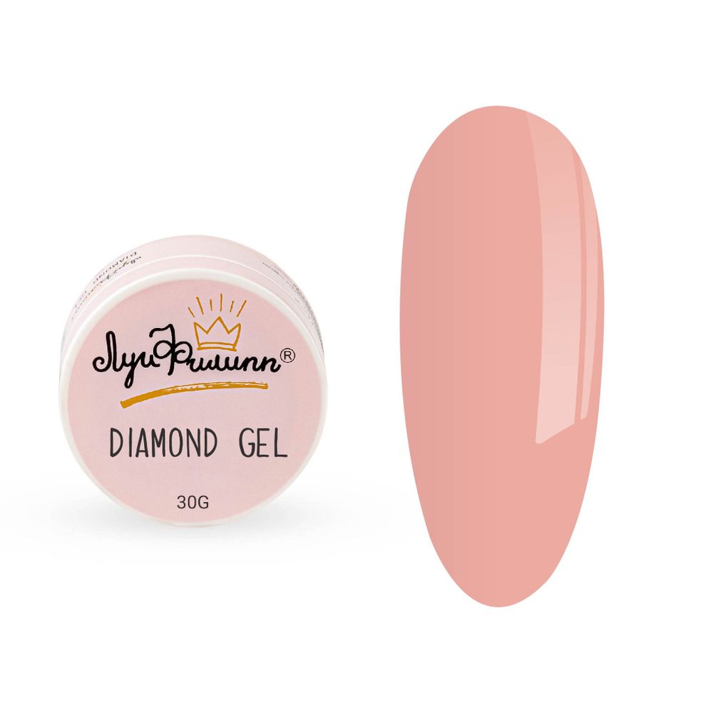 Луи Филипп Diamond Gel 003 - Гель для наращивания розовое облако, 30мл