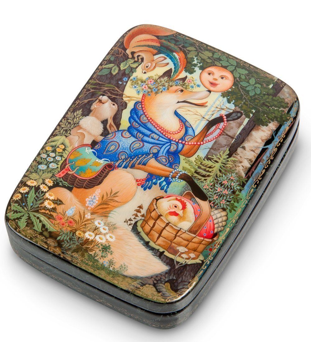 Народные промыслы ШК-30/ 37 Шкатулка «Колобок» Каратаева К.