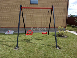 Монтаж уличных качелей Sv Sport