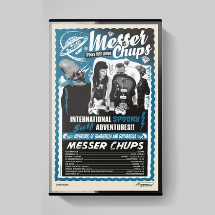 MC: Messer Chups — «Adventures Of Zombierella And Guitaracula» (2023) [Limited Tape Edition]
