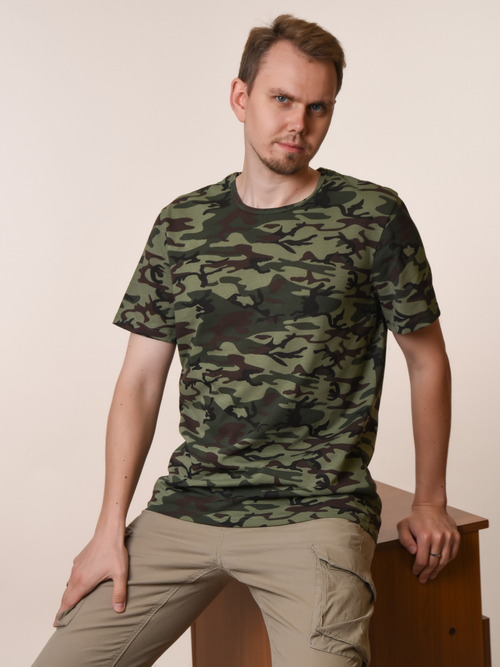 Футболка мужская камуфляжная