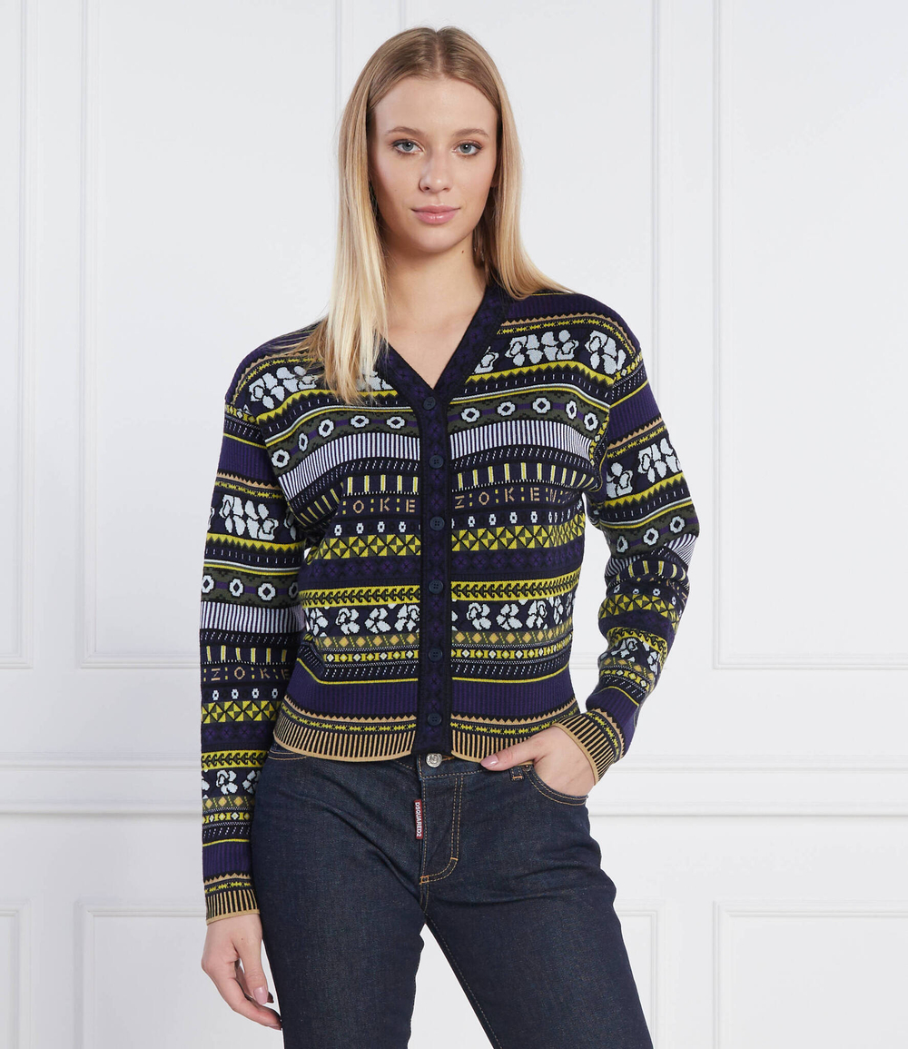 кардиган fair isle Kenzo - разноцветная(FC62CA3183CD)