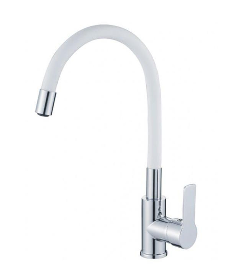 Смеситель для кухни Крон 4608 1/2 керамика/хром Хозторг