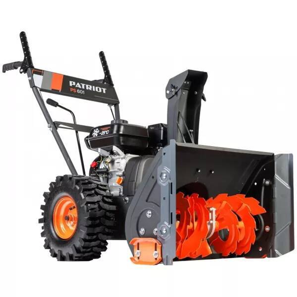 Снегоуборщик бензиновый PATRIOT PS 601 7л.с. Ширина захвата 56см глубина обработки 42см