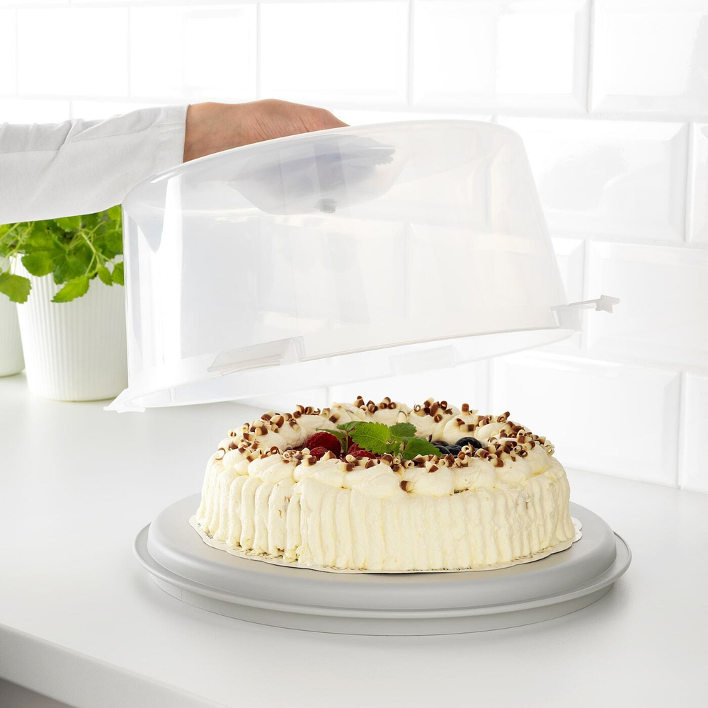 IKEA KRISPIG  (ИКЕА КРИСПИГ)  -  Контейнер для торта, 36 см