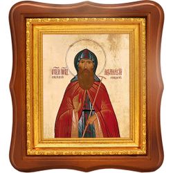 Афанасий Высоцкий, Серпуховской, Младший преподобный. Икона на холсте.