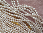 Жемчуг натуральный, рис 5,2-5,5мм, 5А