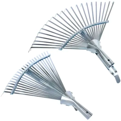 Грабли веерные пластинчатые оцинкованные 22 зуба 440*420мм