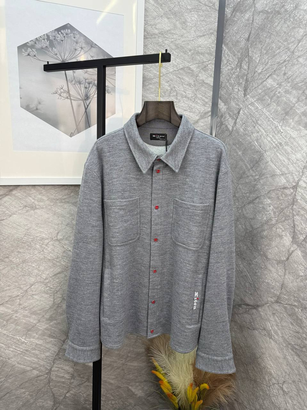 Рубашка Kiton (утепленная)