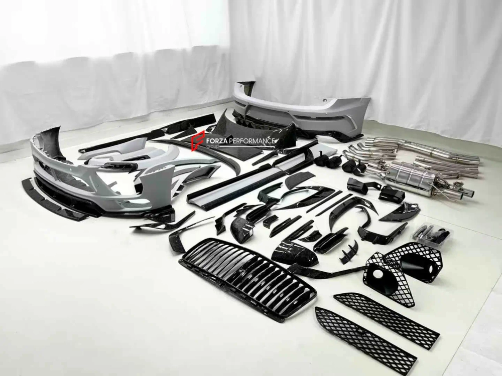 Широчайший карбоновый обвес для Bentley Bentayga W12 2020+ Бентли Бентайга