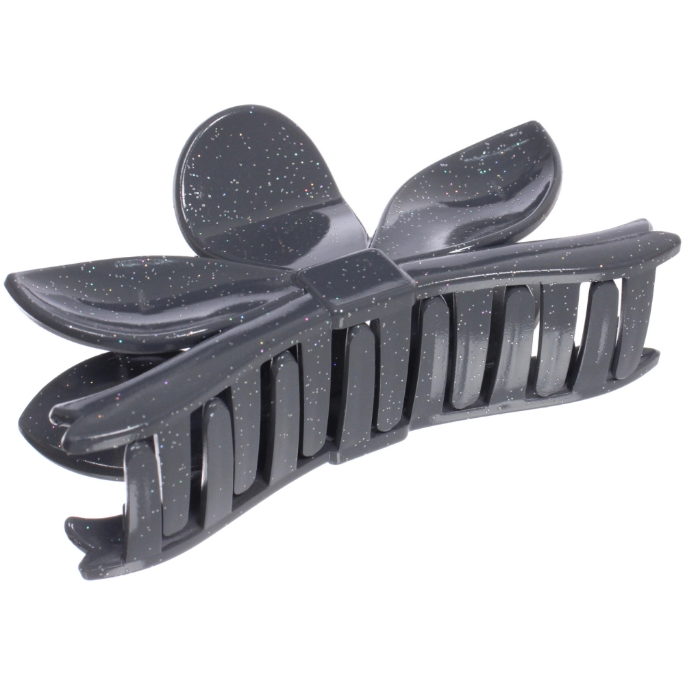 Заколка - краб для волос «AKS - MANTANA», микс 6 цветов, лепестки, 11*5см