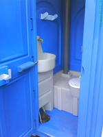 Туалетная Кабина Евростандарт «Люкс» в сборе Экомарка  пластиковый поддон T-4 (1200x1100x2200см;80кг;зеленый) - арт.561354