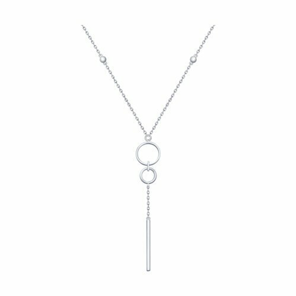 Колье из серебра