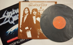 Винтажная виниловая пластинка LP Status Quo Rockin All Over The World (USA 1977)