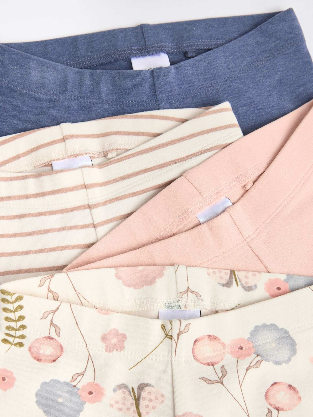 Легинсы для девочки Next 411-521, 4 шт., Бежевый, Синий