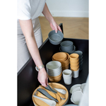 Набор тарелок connect, organic, D24 см, 4 шт, песочный