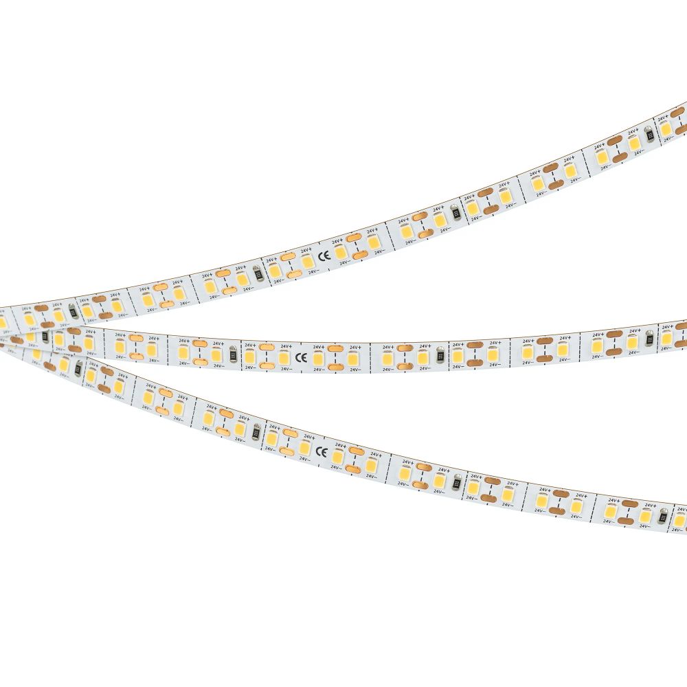 Светодиодная лента FC-A120-8mm 24V Warm3500-CX1 (5 W/m, IP20, 5m) (Arlight, резка 1 светодиод) 052926