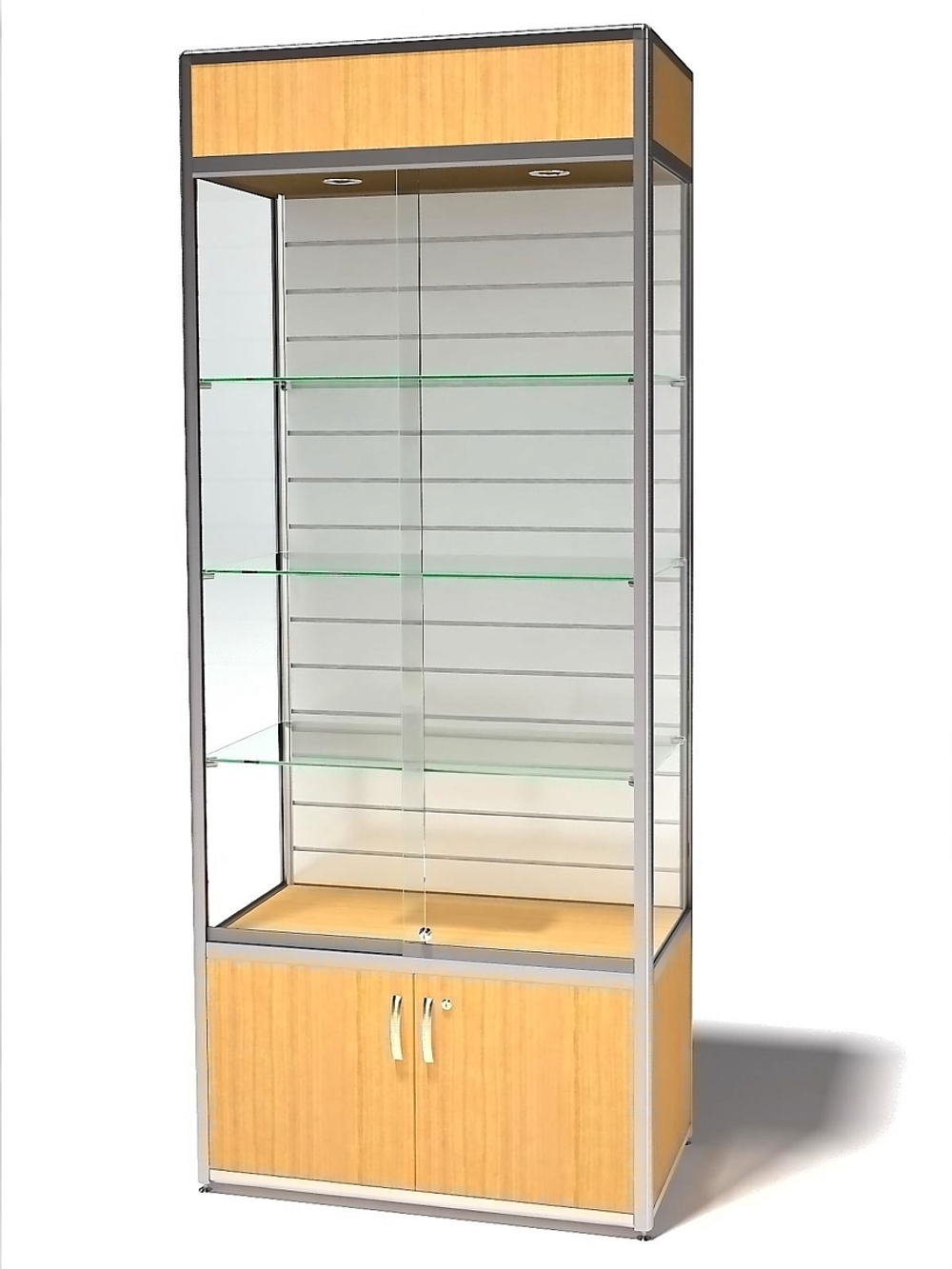 Витрина демонстрационная с фризом ВДА-02/09ФЭр