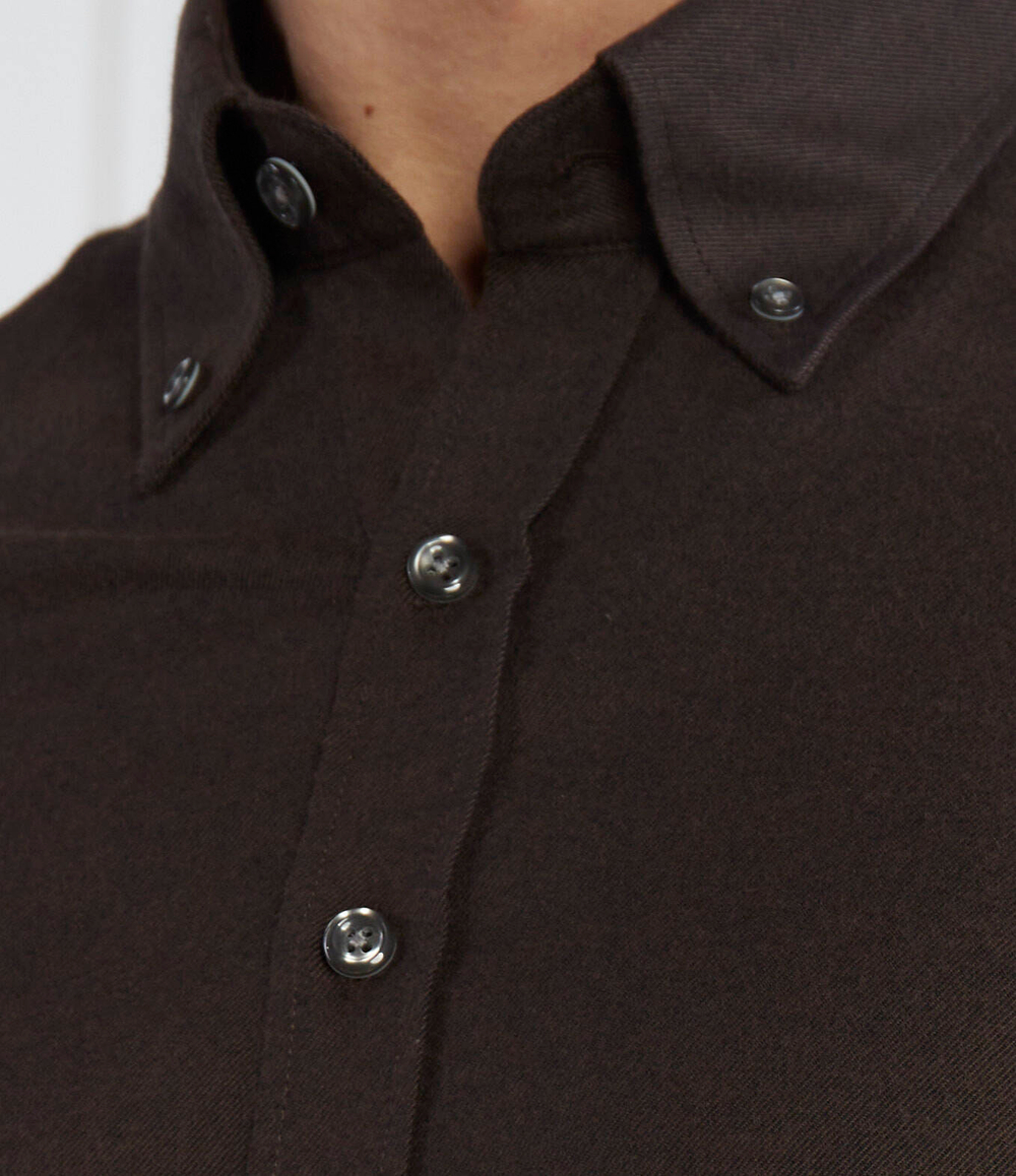 Рубашка Short BD Brushed Flannel Oscar Jacobson - коричневый(12179309)