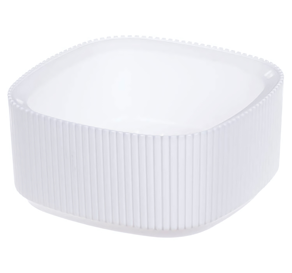 Кашпо СТРИП квадратное 165*165мм 0,9 л со вставкой М3249