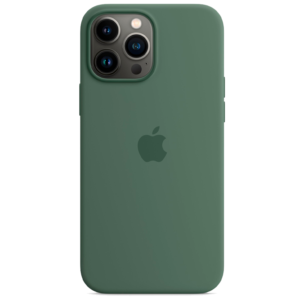 Силиконовый чехол с поддержкой MagSafe Apple Silicone Case для iPhone 13 Pro Max, Eucalyptus (Эвкалипт)