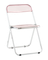 Стул Fold Pink складной розовый